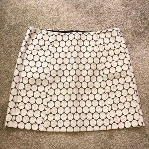 J.Crew Gray Dot Skirt